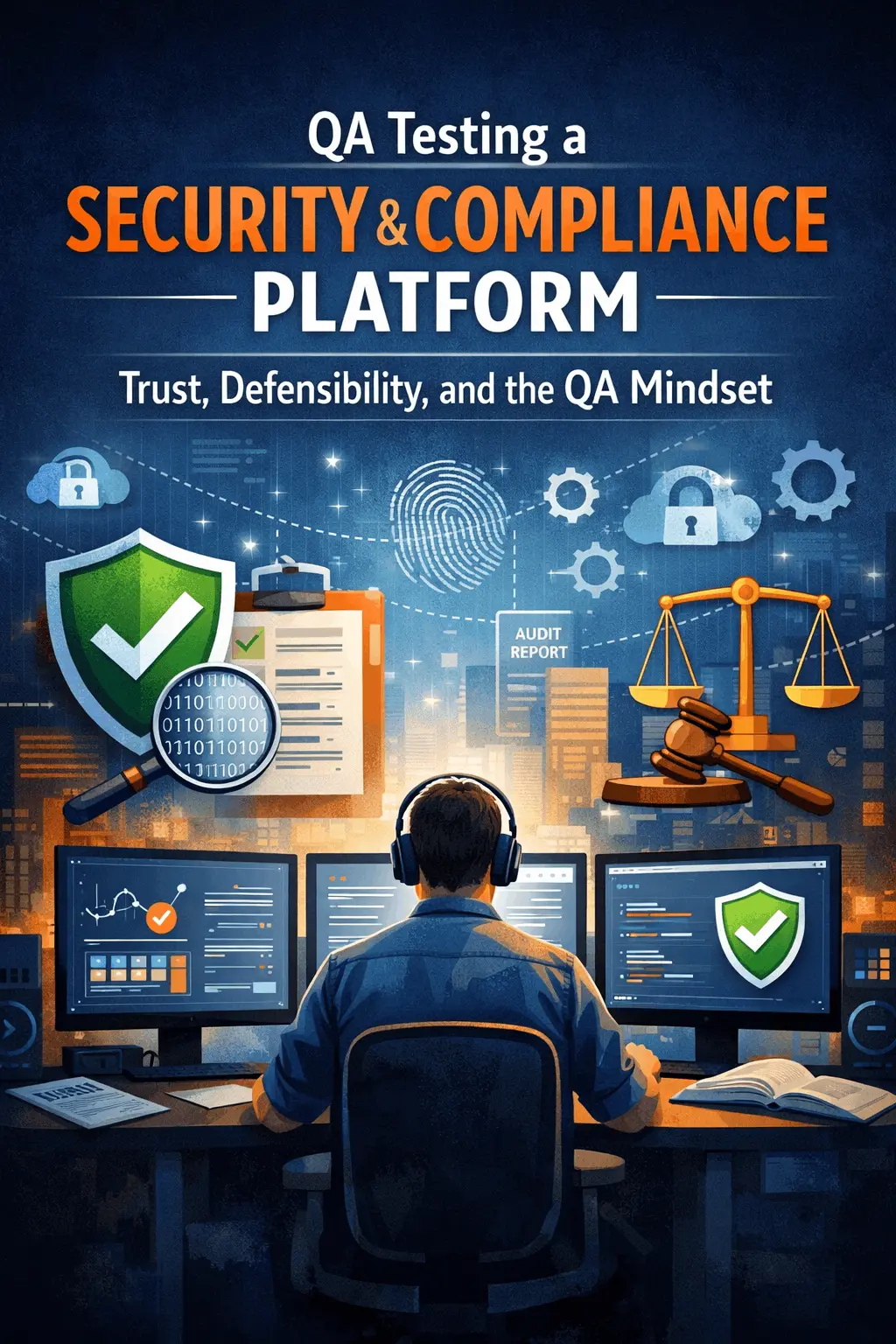 QA Testing security and compliance platform with Trust, Defensibility and QA Mindset QA Testing security and compliance platform